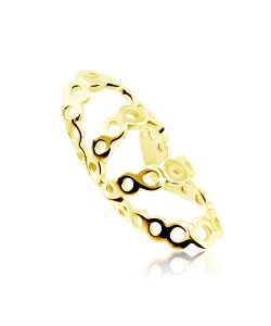 Gold Plated Full Finger Ring Ear Cuff EC-508-GP